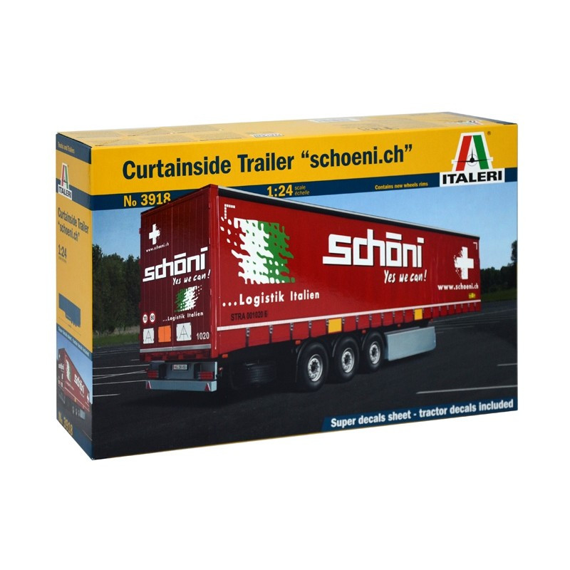 ITALERI 1/24 CURTAINSIDE TRAILER (3918)