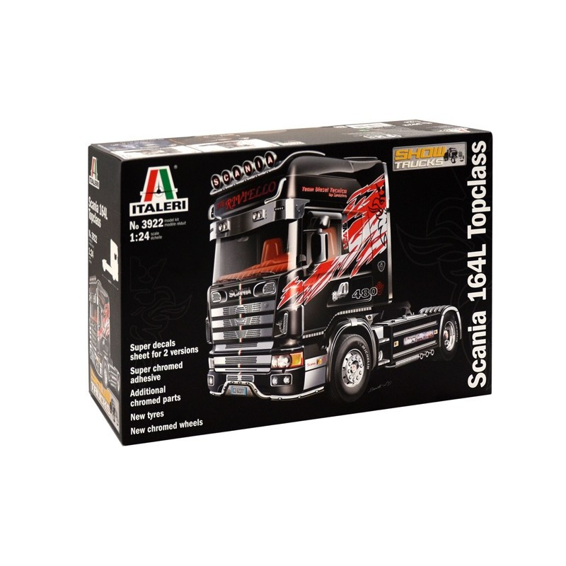 ITALERI 1/24 SCANIA 164L TOPCLASS "SHOWTRUCK" (3922)