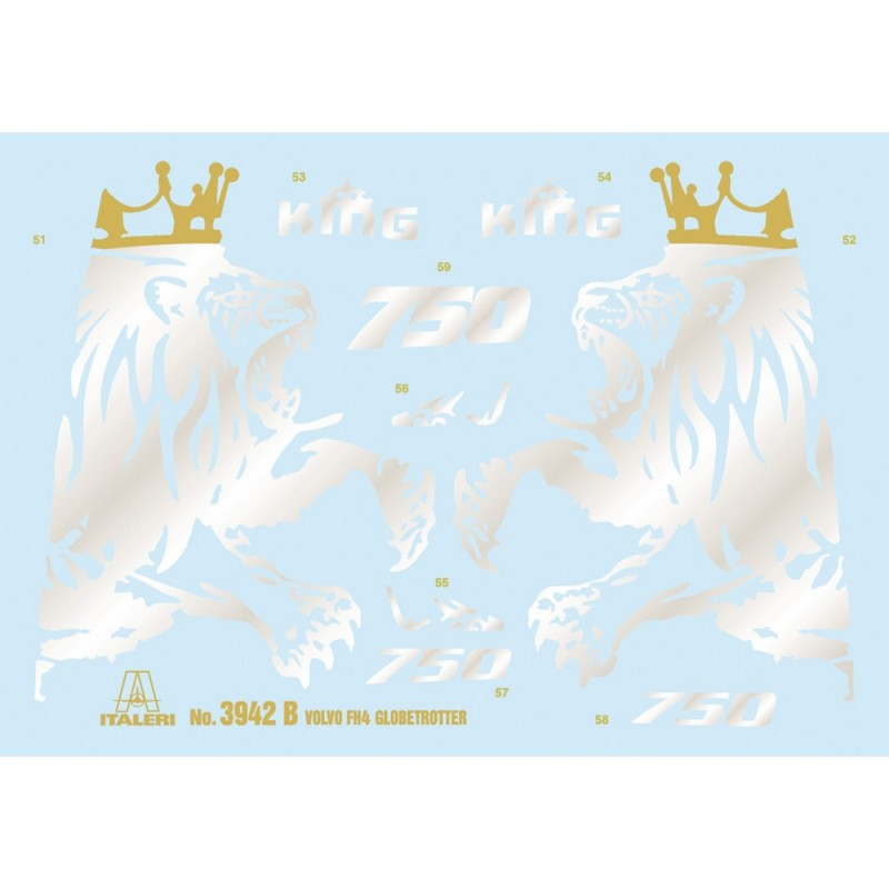 ITALERI 1/24 VOLVO FH4 GLOBETROTTER MEDIUM ROOF (3942)