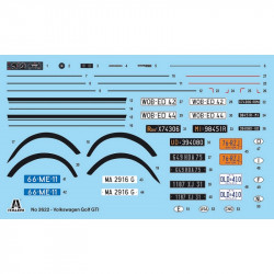 ITALERI 1/24 VW GOLF GTI FIRST SERIES    1976/78 (3622)