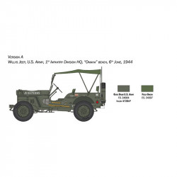 ITALERI 1/24 WILLYS JEEP MB 80TH ANNIVERSARY 1941-2021 (3635)