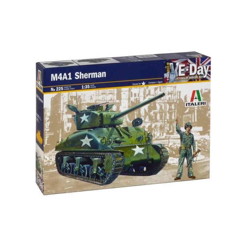 ITALERI 1/35 M4A1 SHERMAN (0225)