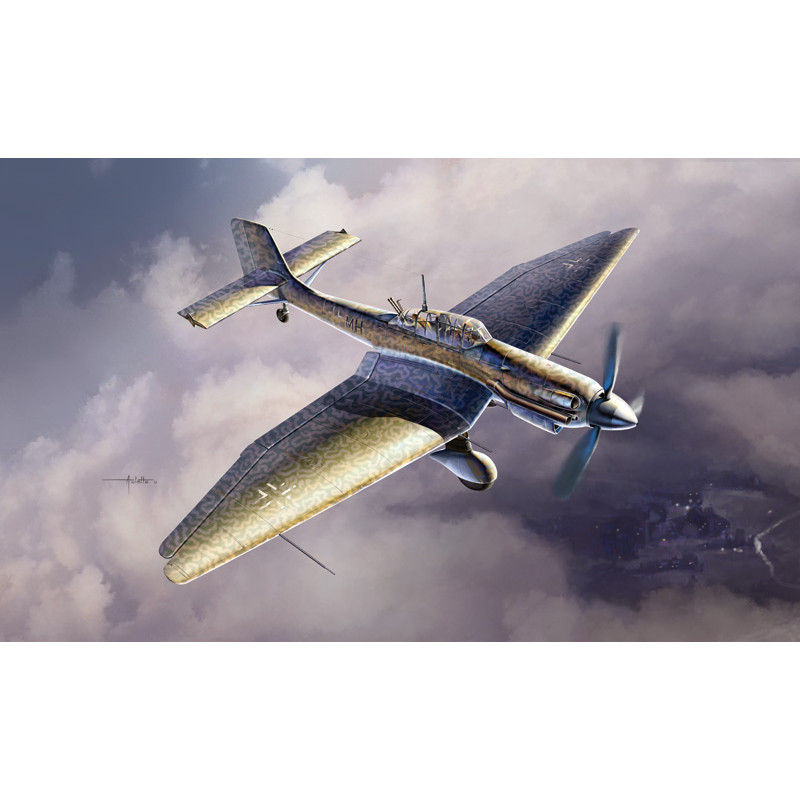 ITALERI 1/48 JUNKERS JU-87 D-5 KNOCK (2709)