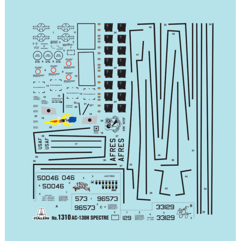 ITALERI 1/72 AC 130H HERCULES SPECTRE (1310)