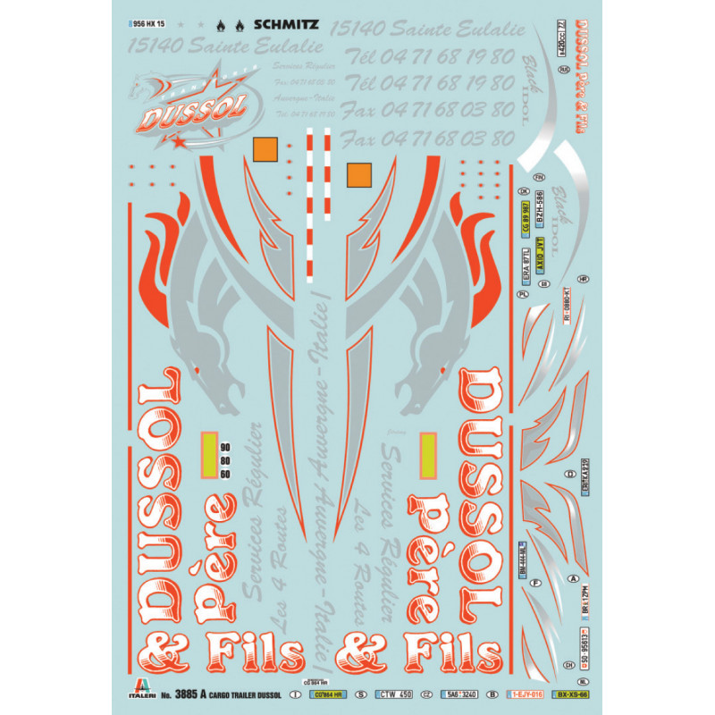 ITALERI 1/24 NÁKLADNÍ PŘÍVĚS (3885)