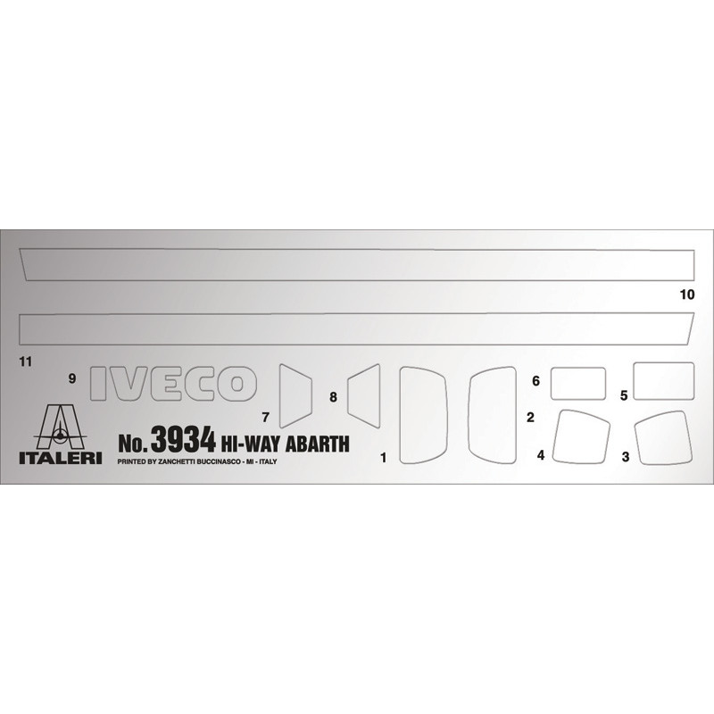 ITALERI 1/24 IVECO HI-WAY E.5 "ABARTH" (3934)