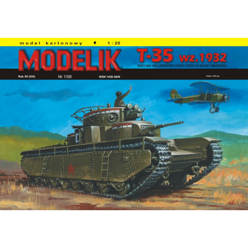 MODELIK T-35 model 1939 (1/08)