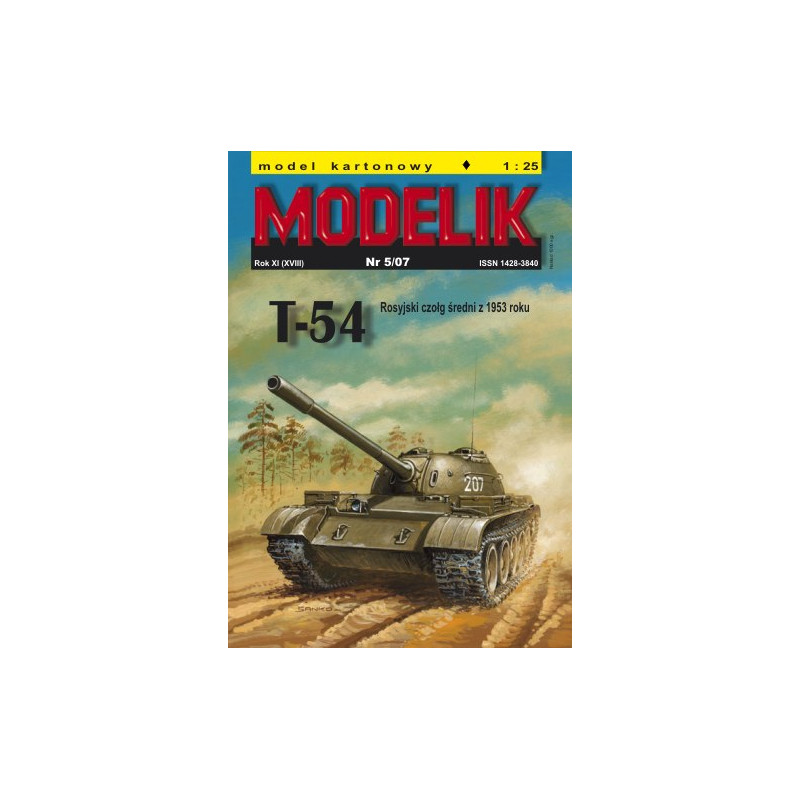MODEL TANK T-54 (5/07)