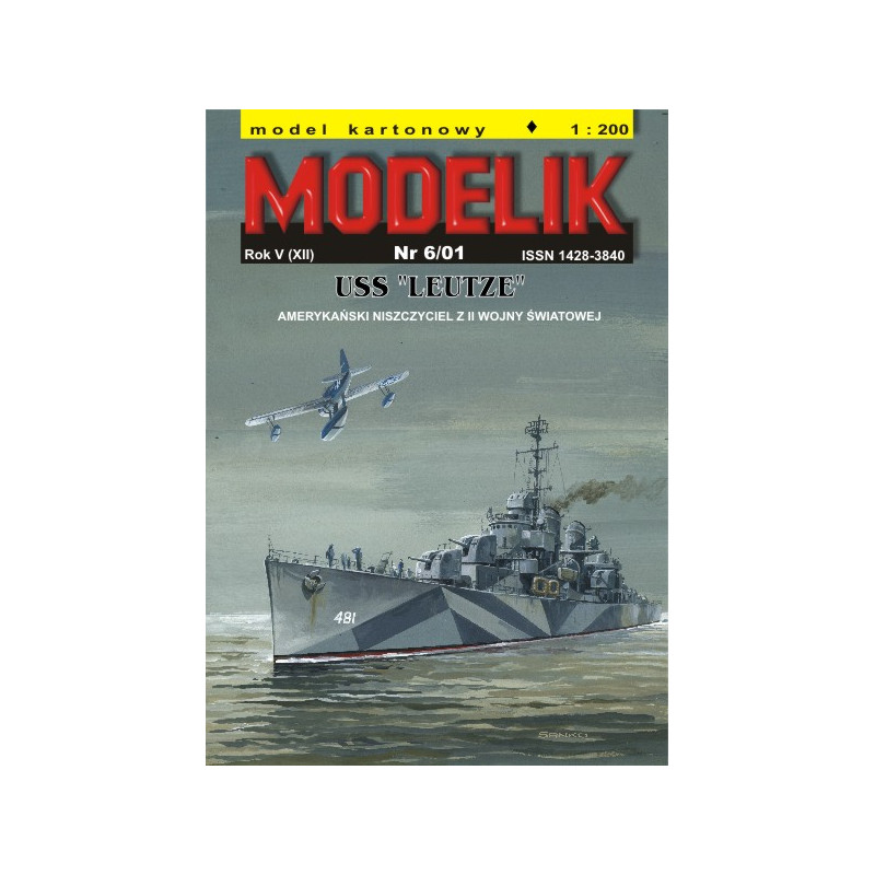 MODELIK OKRĘT USS LEUTZE (6/01)