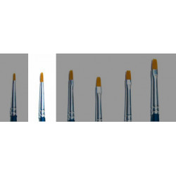 ITALERI PĘDZEL SYNTETYCZNY PŁASKI 00 (52222)