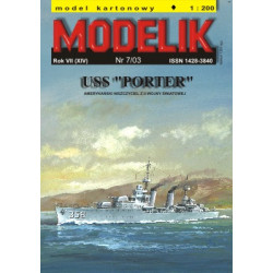 MODEL SHIP USS PORTER (7/03)