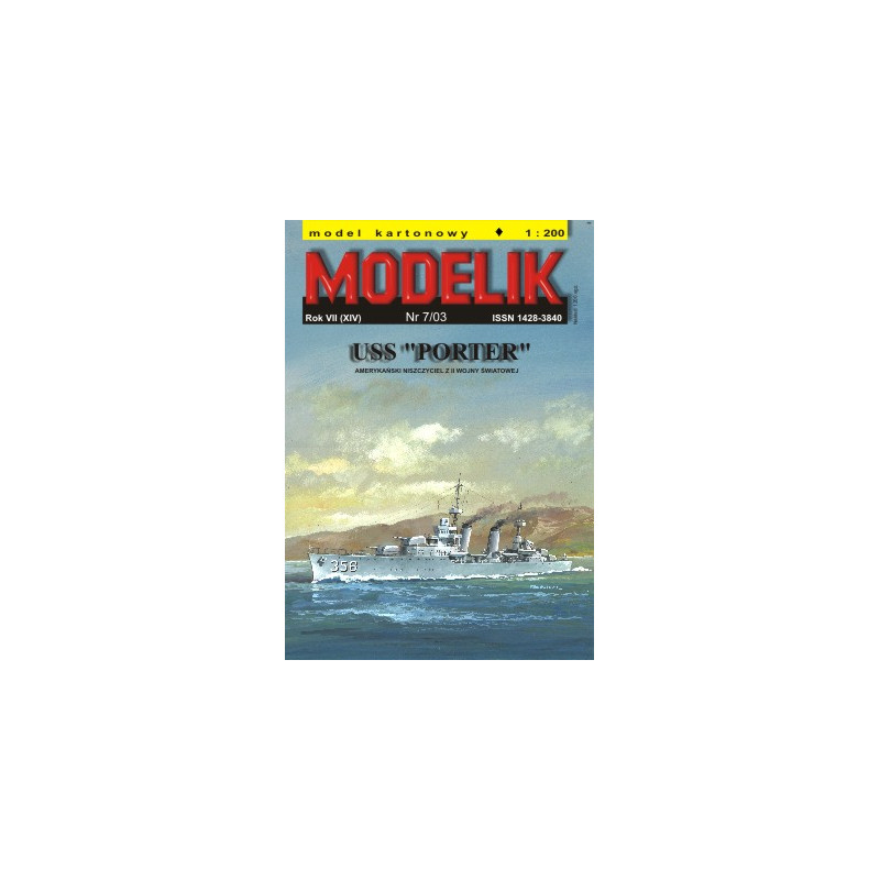 MODEL SHIP USS PORTER (7/03)