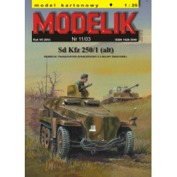 MODELIK POJAZD SDKFZ 250/1...