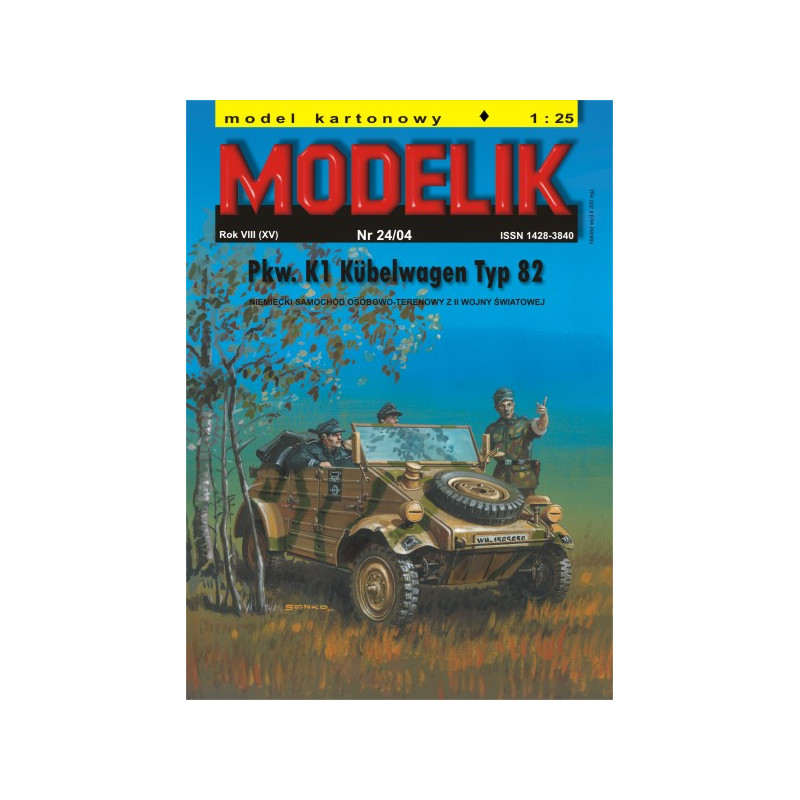 MODELIK CAR Pkw. K1 KUBELWAGEN TYP 82 (24/04)