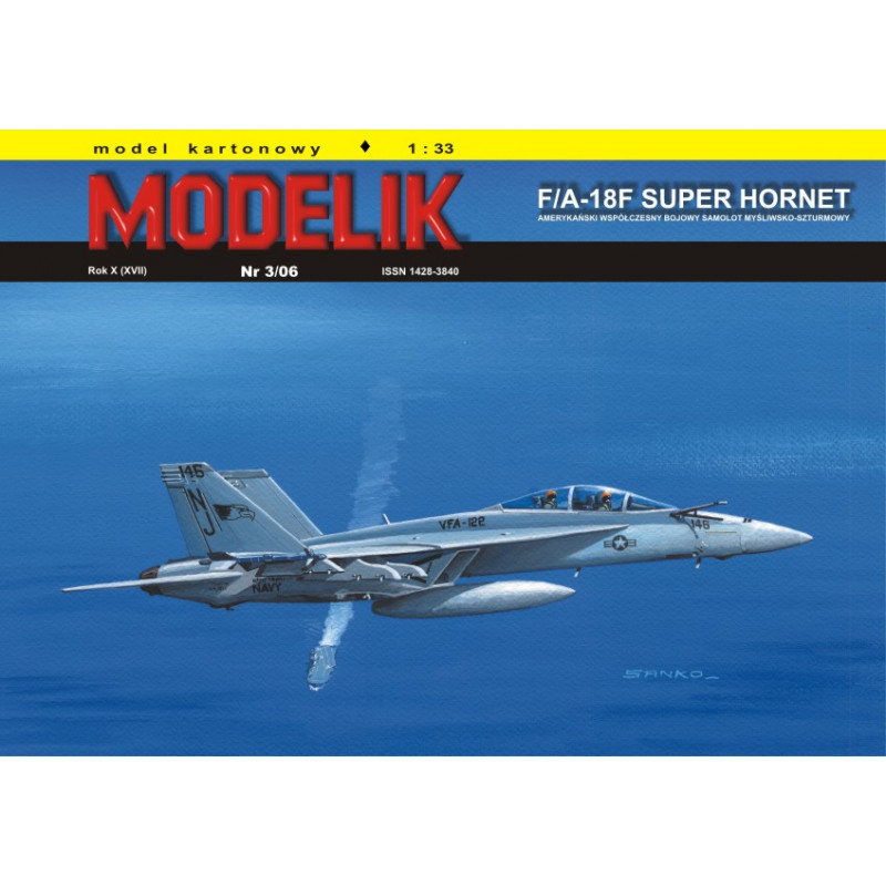 MODELIK SAMOLOT F/A-18F SUPER HORNET (3/06)