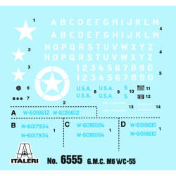 ITALERI 1/35 M6 GUN MOTOR CARRIAGE WC-55(6555)