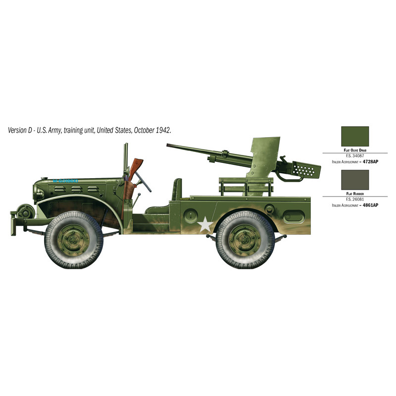ITALERI 1/35 M6 MOTOROVÁ LAFETA WC-55(6555)