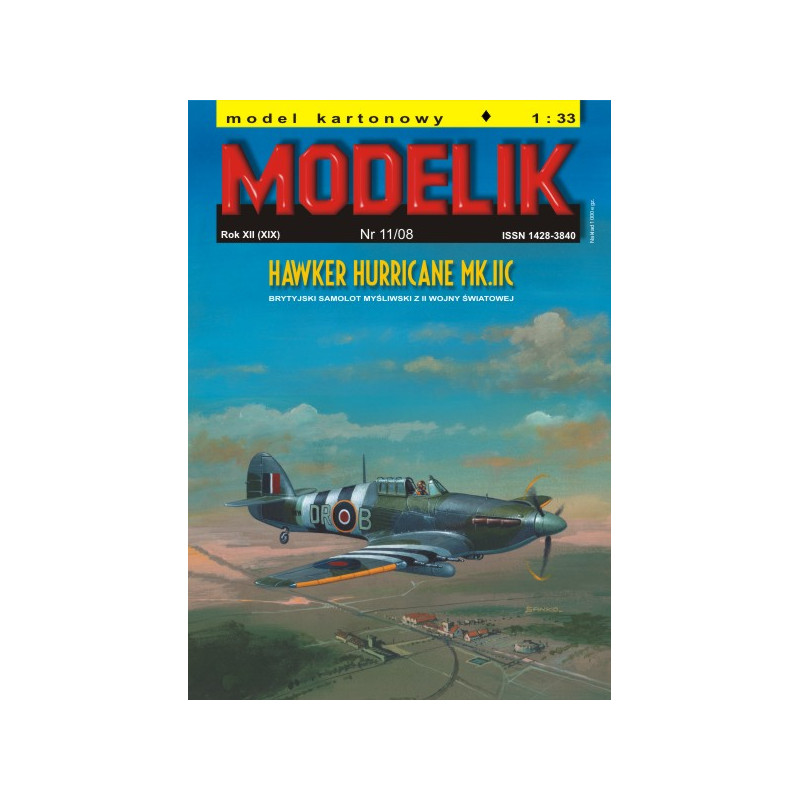 MODELIK SAMOLIK HURRICANE Mk.IIC (11/08)