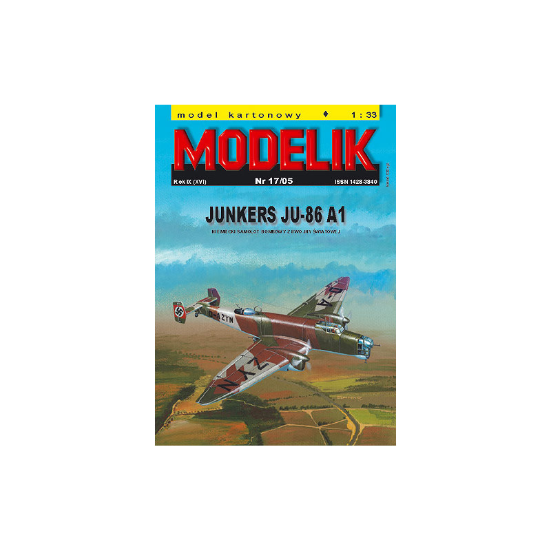 MODELIK PLANE JUNKERS JU-86 (17/05)