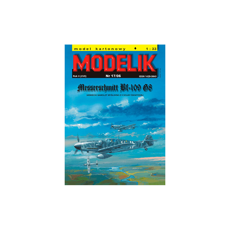 MODELIK MESSERSCHMITT BF-109 G8 (17/06)