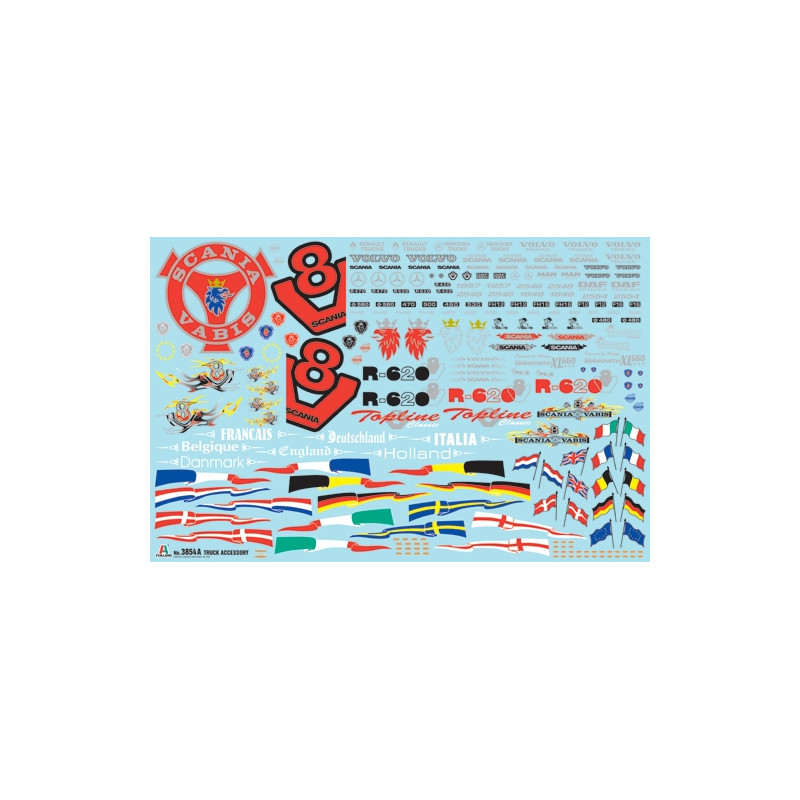 ITALERI 1/24 PŘÍSLUŠENSTVÍ PRO NÁKLADNÍ AUTOMOBILY ČÁST II (3854)