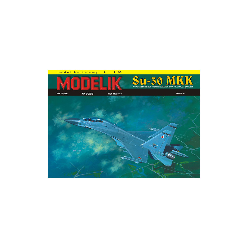 MODELIK SAMOLOT SUHOJ SU-30 MKK (30/08)