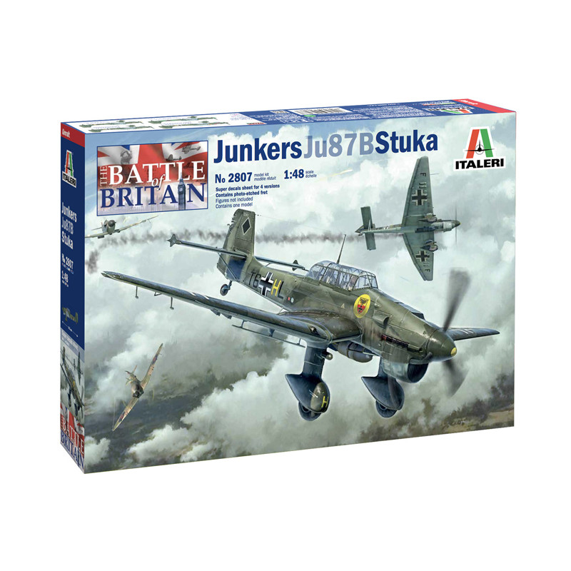 ITALERI 1/48 JUNKERS JU-87B STUKA "BITVA O BRITÁNII" (2807)