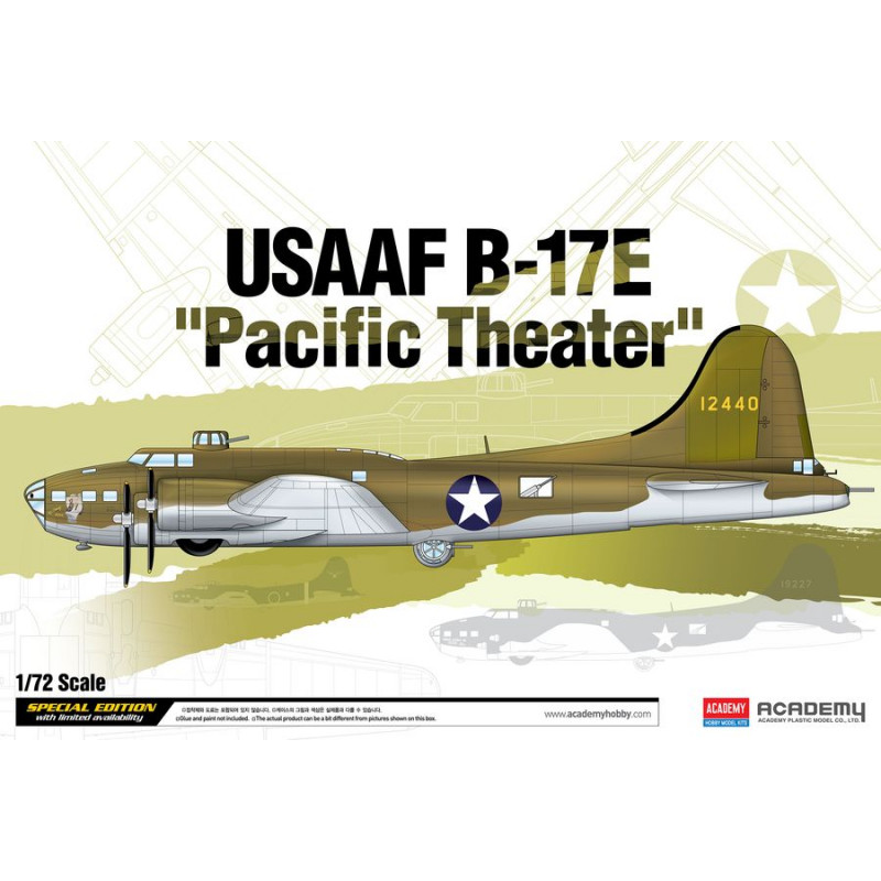 ACADEMY 1/72 Boeing B-17E USAAF Pacific  Theater (12533)