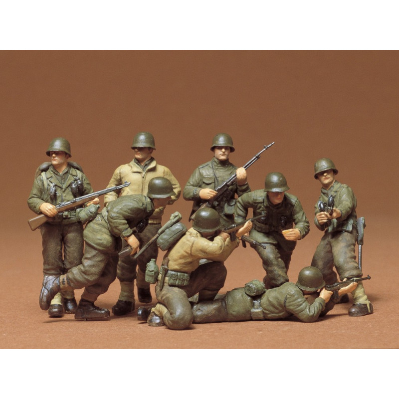 TAMIYA 1/35 U.S. INFANTRY WEST EUROPEAN  THEATER (35048)