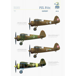 ARMA HOBBY 1/48 PZL P.11C EKSPERT SET (40001)