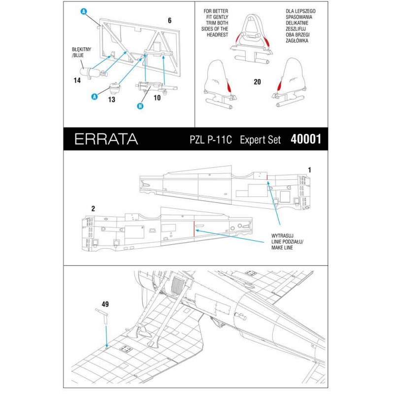 ARMA HOBBY 1/48 PZL P.11C EXPERT SET (40001)