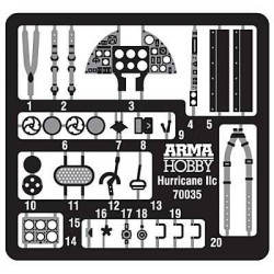 ARMA HOBBY 1/72 HURRICANE Mk IIc EXPERT  SET (70035)