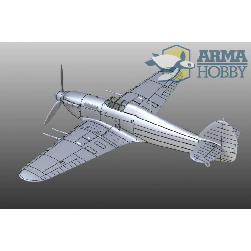 ARMA HOBBY 1/72 HURRICANE Mk IIc MODEL   KIT (70036)
