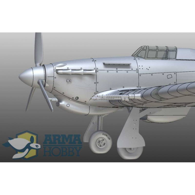 ARMA HOBBY 1/72 HURRICANE Mk IIc MODEL   KIT (70036)
