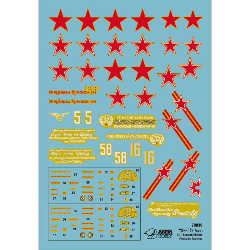 ARMA HOBBY 1/72 JAK-1B SOVĚTSKÁ ESA (70030)