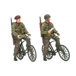 TAMIYA 1/35 BRITŠTÍ VÝSADKÁŘI A JÍZDNÍ KOLA (35333)