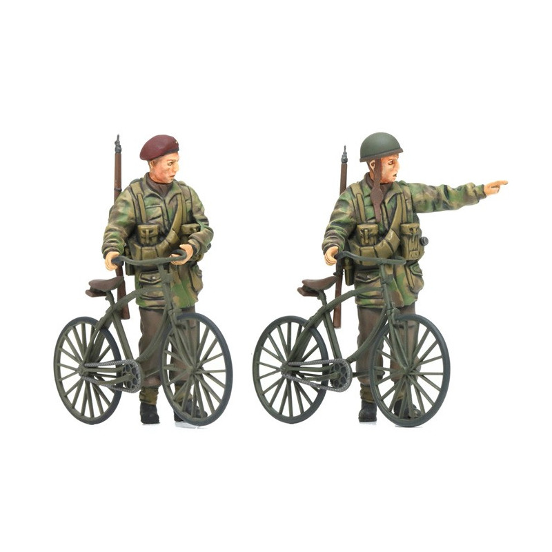 TAMIYA 1/35 BRITŠTÍ VÝSADKÁŘI A JÍZDNÍ KOLA (35333)