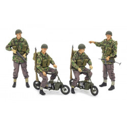TAMIYA 1/35 BRITISH PARATROOPERS WITH SMALL MOTORCYCLE 35337