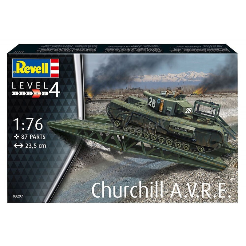 REVELL 1/76 CHURCHILL A.V.R.E. (03297)