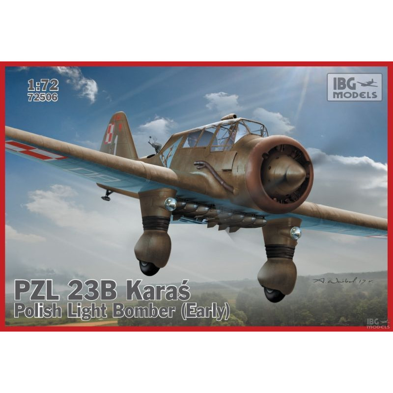 IBG 1/72 PZL 23B KARAŚ Polish Light      Bomber(Early (72506)