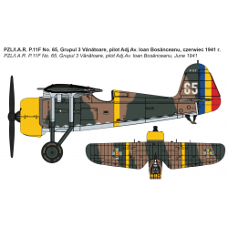 IBG 1/72 PZL / IAR P.11F RUMUNSKÁ STÍHAČKA (72521)