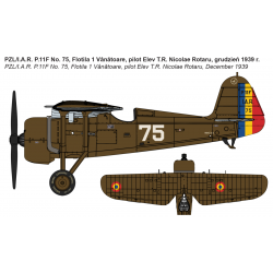 IBG 1/72 PZL / IAR P.11F RUMUNSKÁ STÍHAČKA (72521)