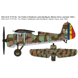 IBG 1/72 PZL / IAR P.11F RUMUNSKÁ STÍHAČKA (72521)
