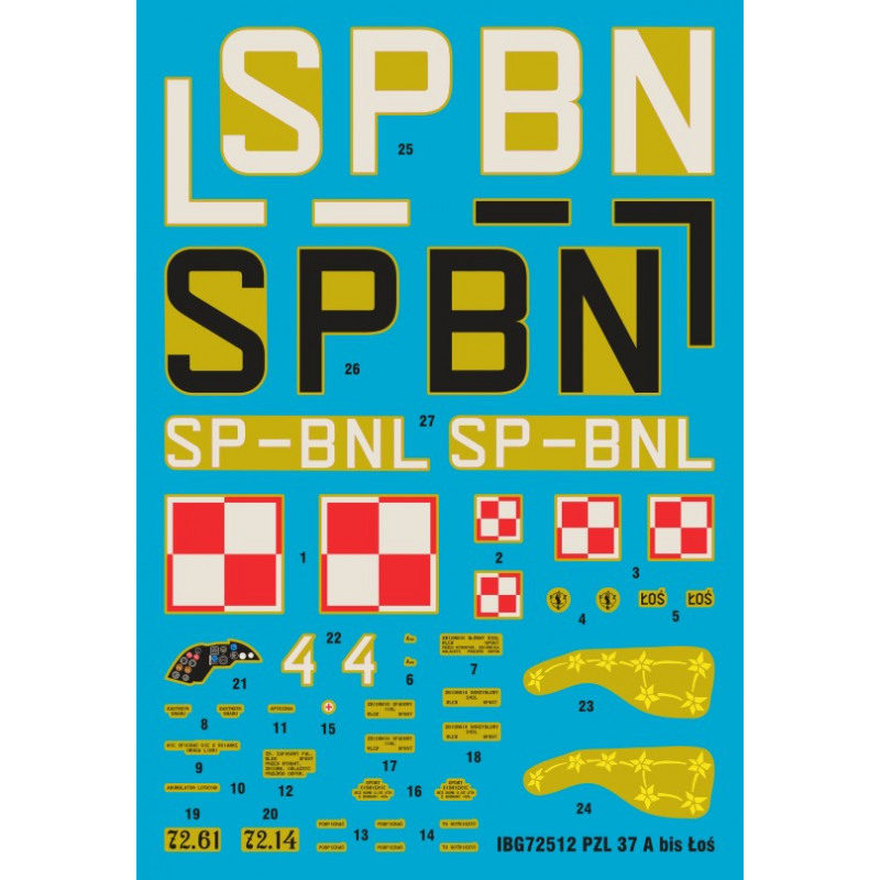 IBG 1/72 MOOSE PZL 37A BIS POLSKÝ STŘEDNÍ BOMBARDÉR (72512)