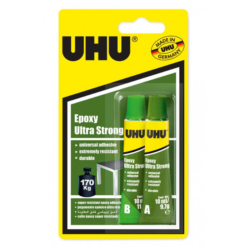 UHU EPOXY ULTRA STRONG ADHESIVE 170KG 2*10ml (37550)