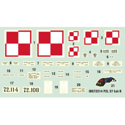 IBG 1/72 PZL 37 B I ŁOŚ POLISH BOMBER    (72514)