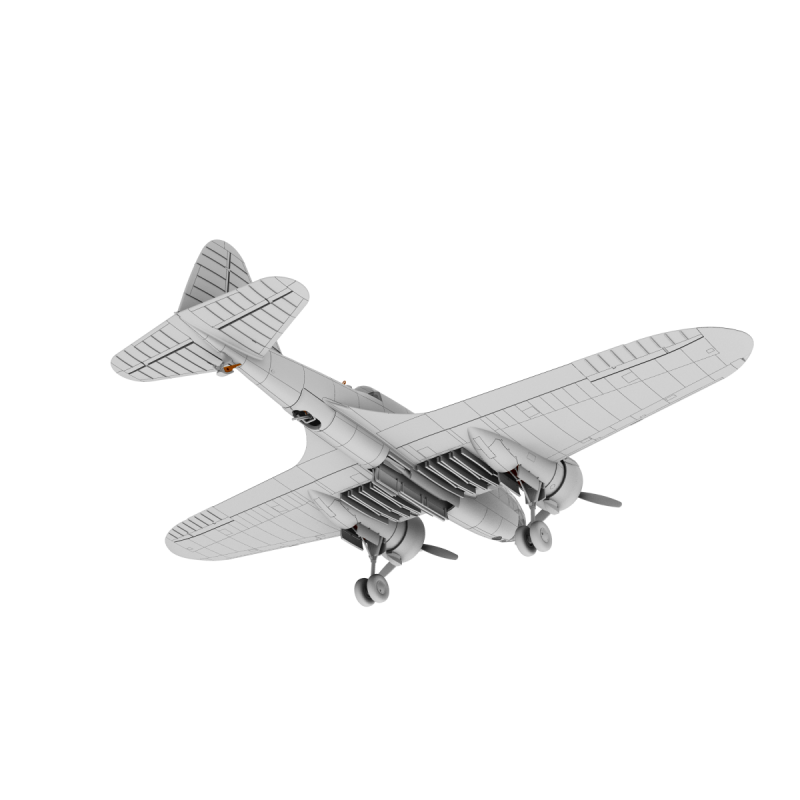 IBG 1/72 SAMOLOT ŁOŚ PZL 37A POLISH MEDIUM BOMBER (72511)
