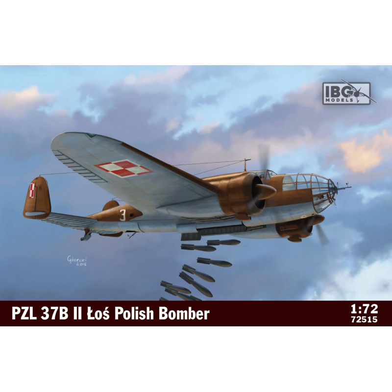 IBG 1/72 PZL 37 B II ŁOŚ POLISH BOMBER   (72515)