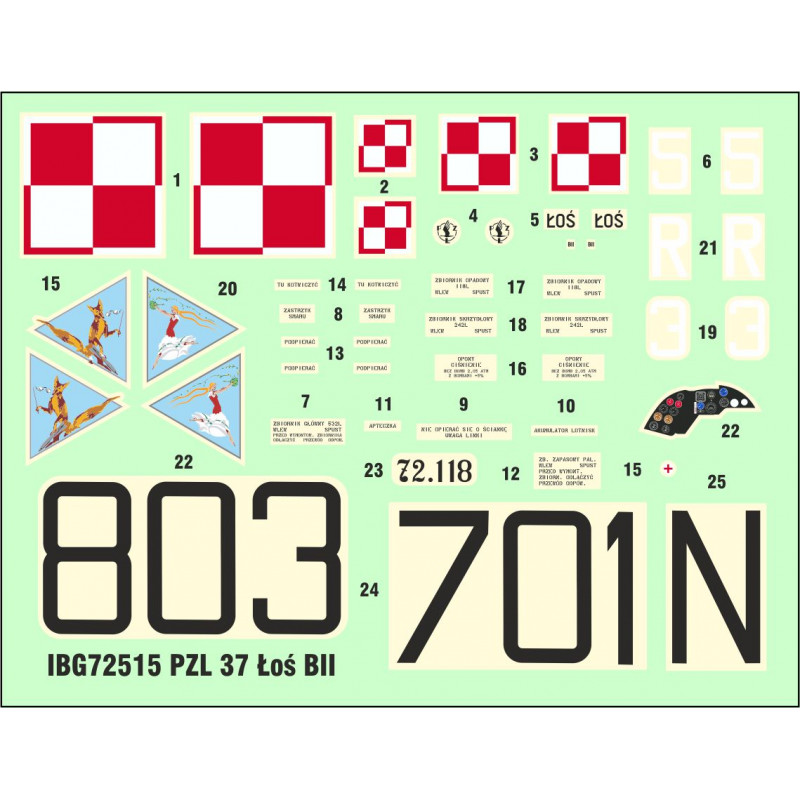 IBG 1/72 MOOSE PLANE II PZL 37B POLISH BOMBER (72515)