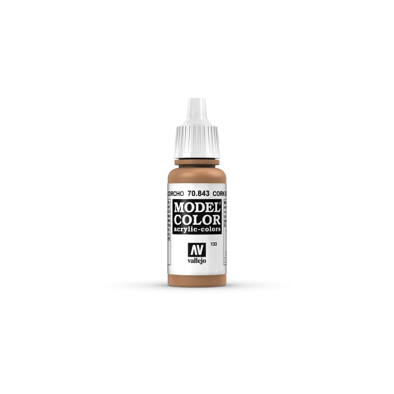 VALLEJO 133 MODEL COLOR CORK BROWN 17 ml (70843)